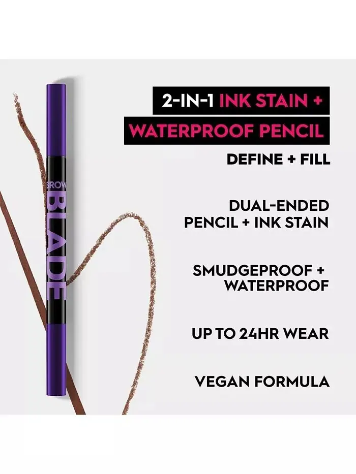 Чернила для бровей + водостойкий карандаш для бровей Urban Decay, цвет Gingersnap (auburn) — изображение 4 из 10