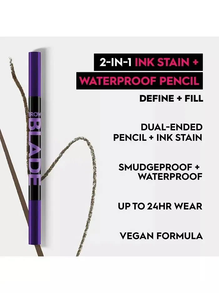 Чернила для бровей + водостойкий карандаш для бровей Urban Decay, цвет Cool Cookie — изображение 4 из 10