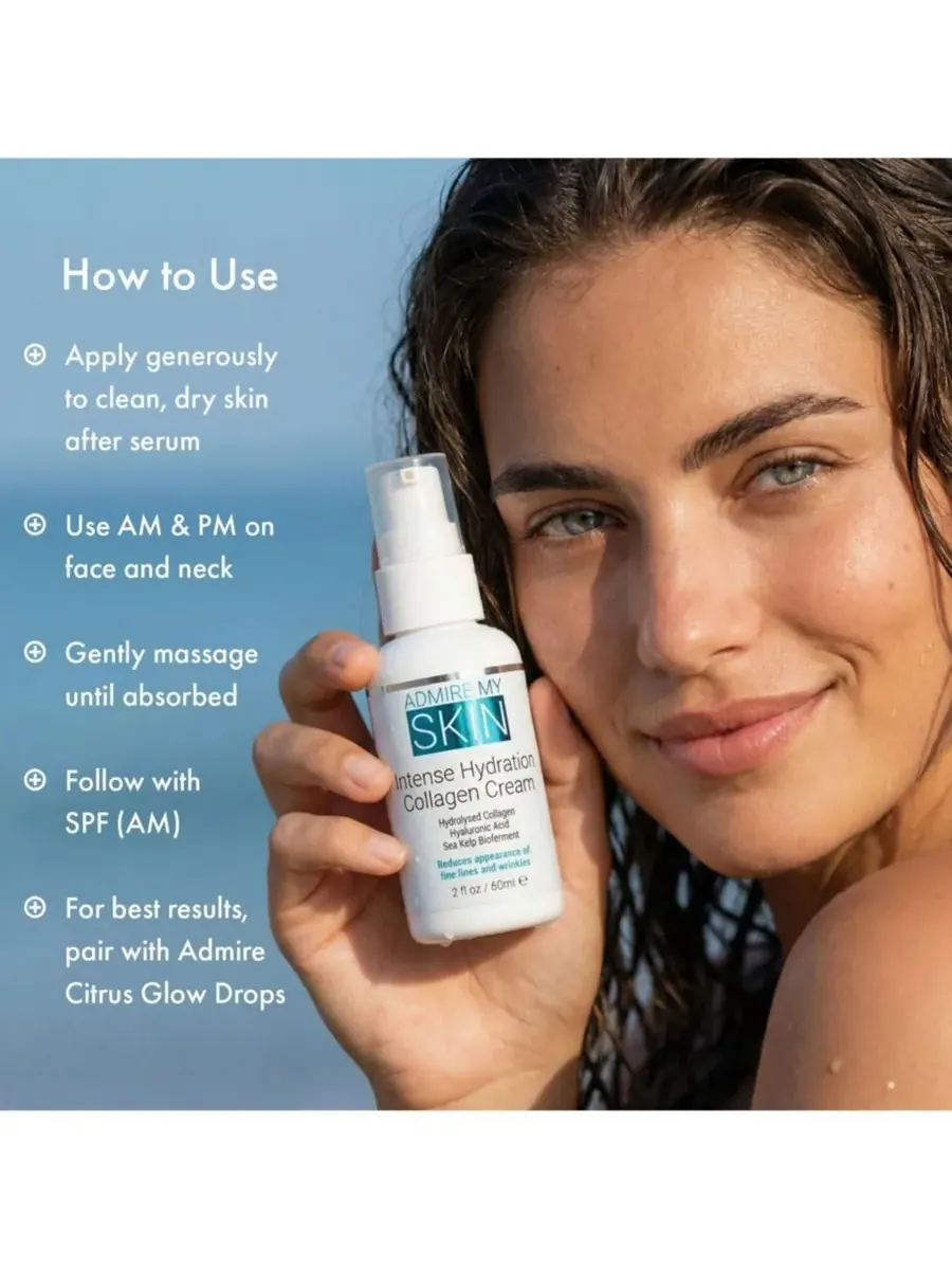 Крем для лица Admire My Skin — Интенсивное увлажнение, коллагеновый , гиалуроновая кислота — изображение 8 из 8
