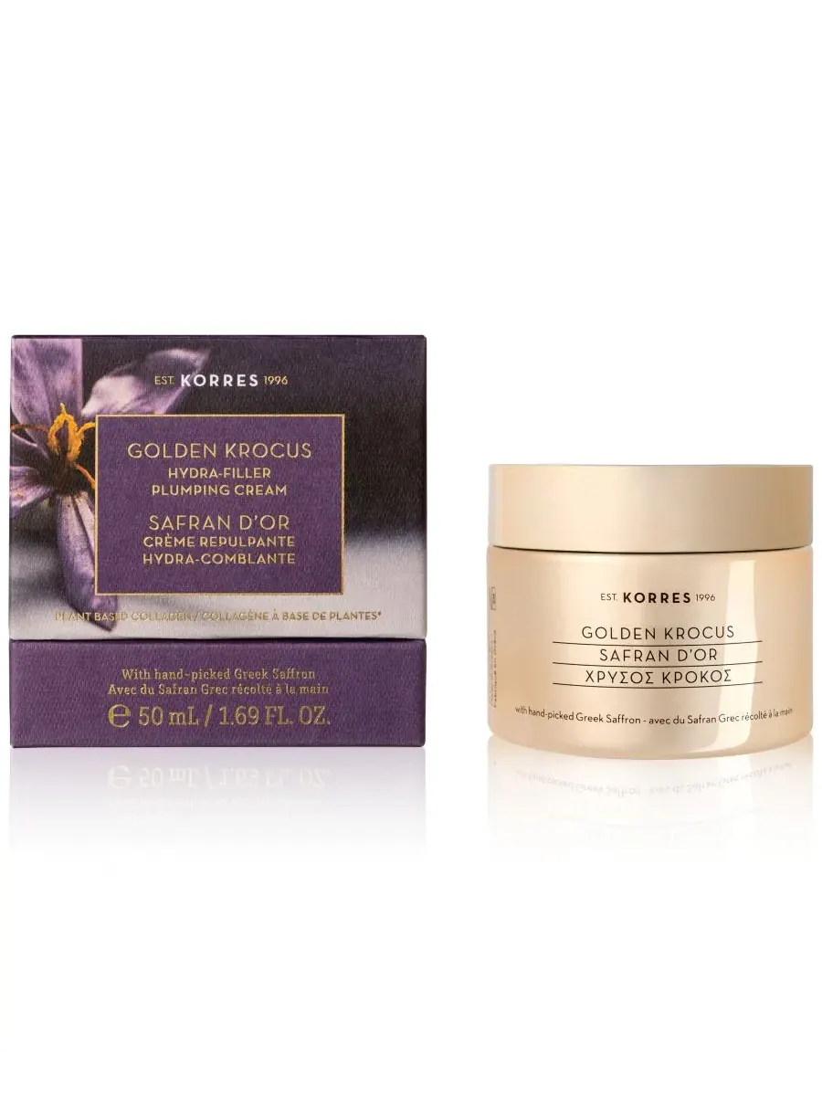 Крем для лица Korres — Для увеличения объема Golden Krocus Hydra-Filler, 50 мл — изображение 5 из 5