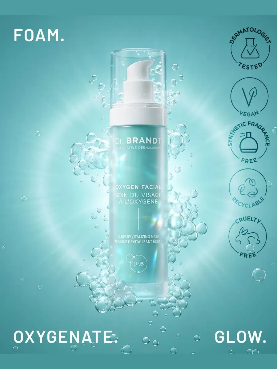 Маска для лица кислородная Dr. Brandt Oxygen Facial Glow Revitalizing Mask, 50 мл — изображение 7 из 7