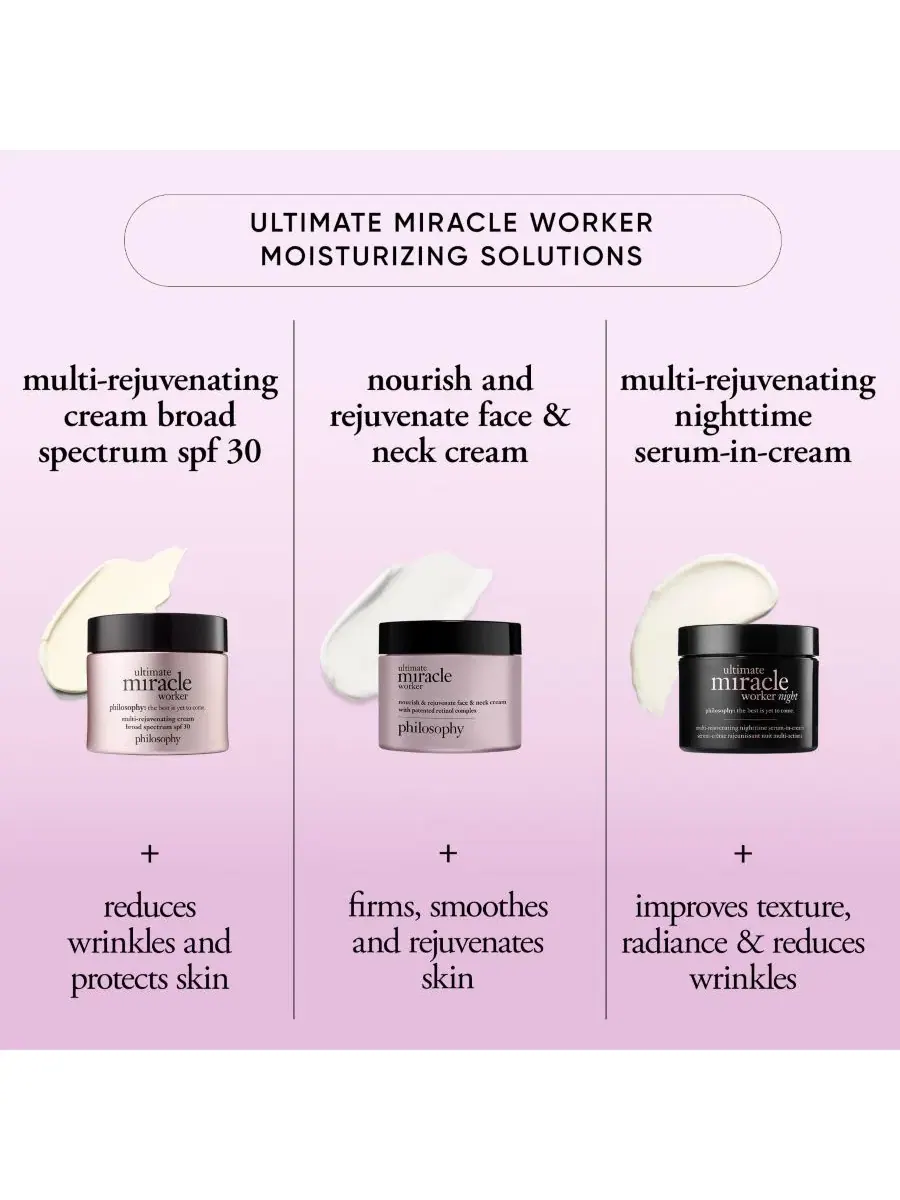 Крем для лица Ultimate Miracle Worker Broad Spectrum SPF 30, 60 мл philosophy — изображение 5 из 6