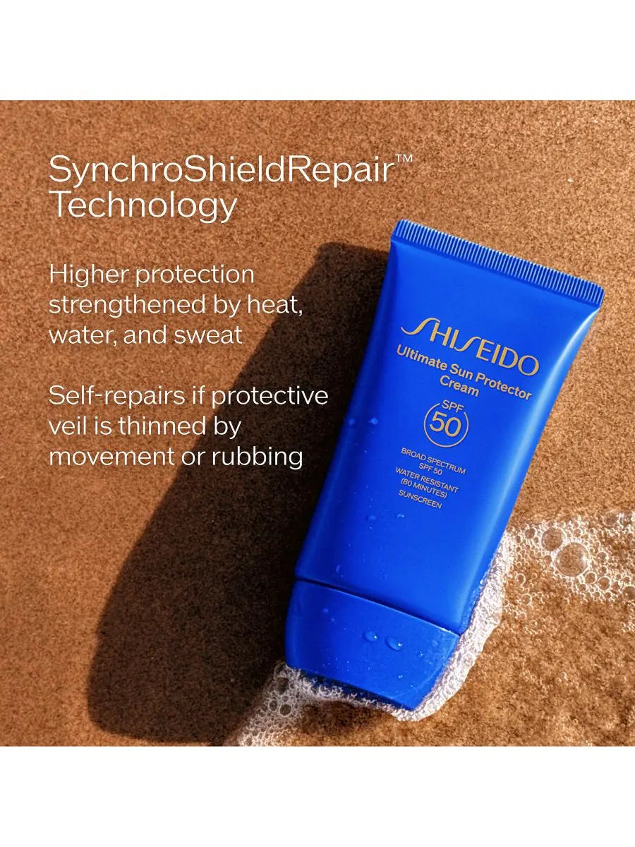 Солнцезащитный крем Ultimate Sun Protector Cream SPF 50 Shiseido, — изображение 7 из 8