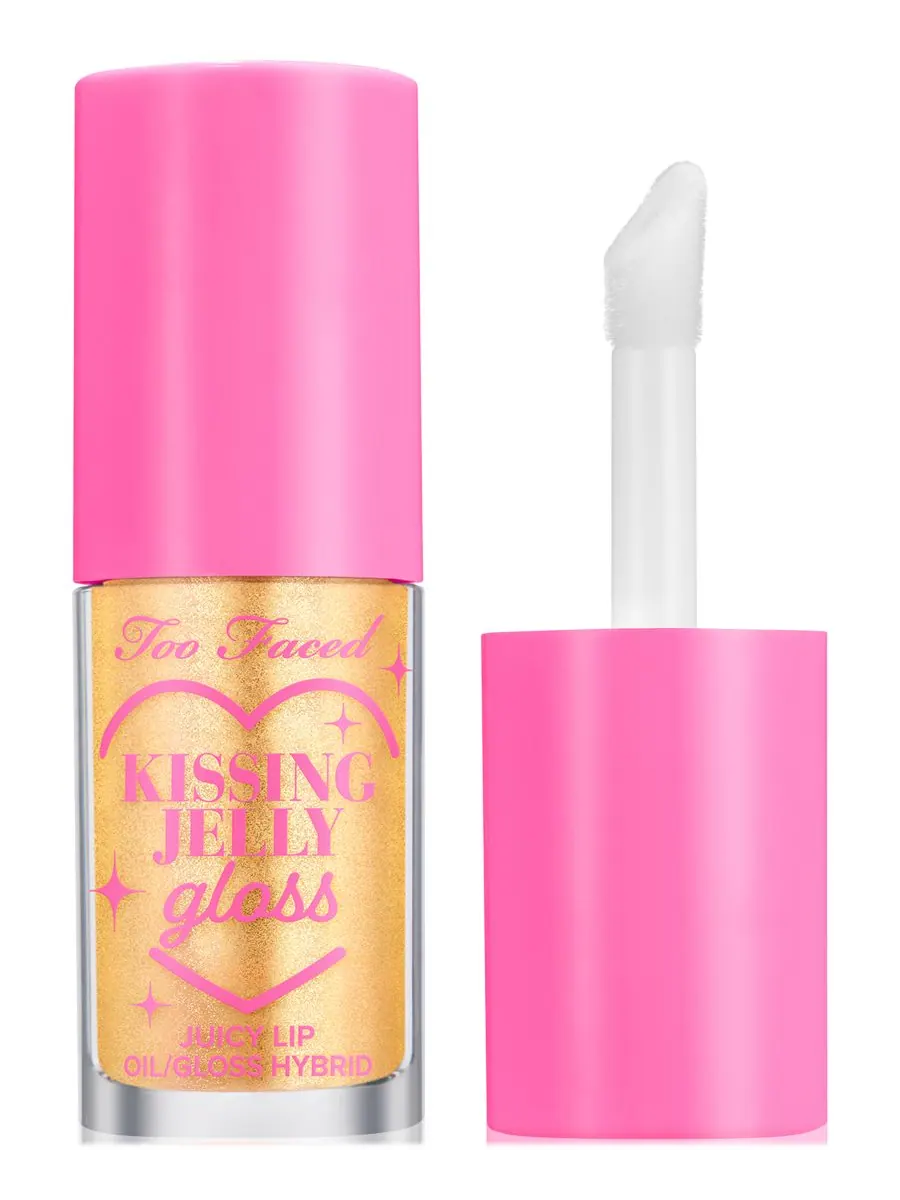 Блеск для губ Kissing Jelly Gloss Too Faced, цвет pina colada