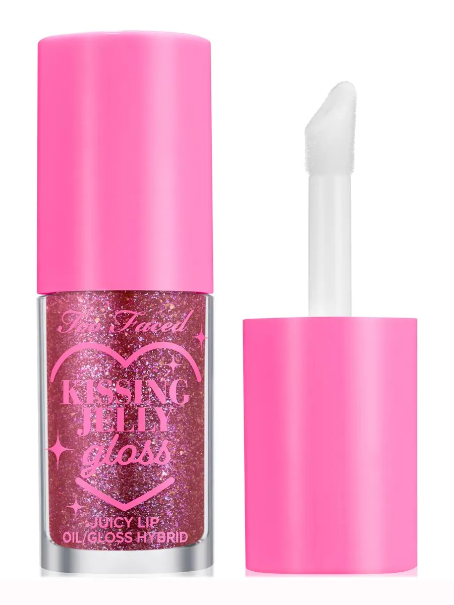 Блеск для губ Kissing Jelly Gloss Too Faced, цвет grape soda