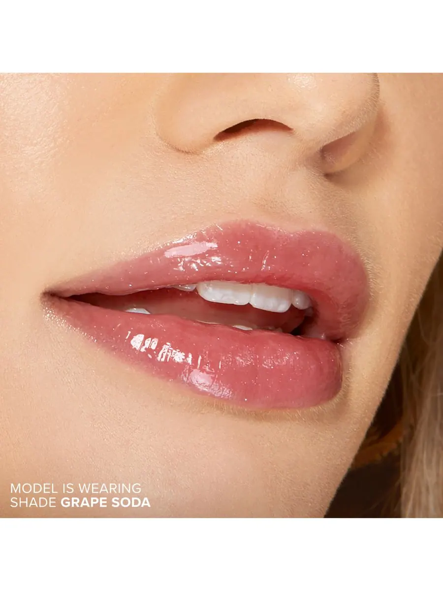 Блеск для губ Kissing Jelly Gloss Too Faced, цвет grape soda — изображение 5 из 9