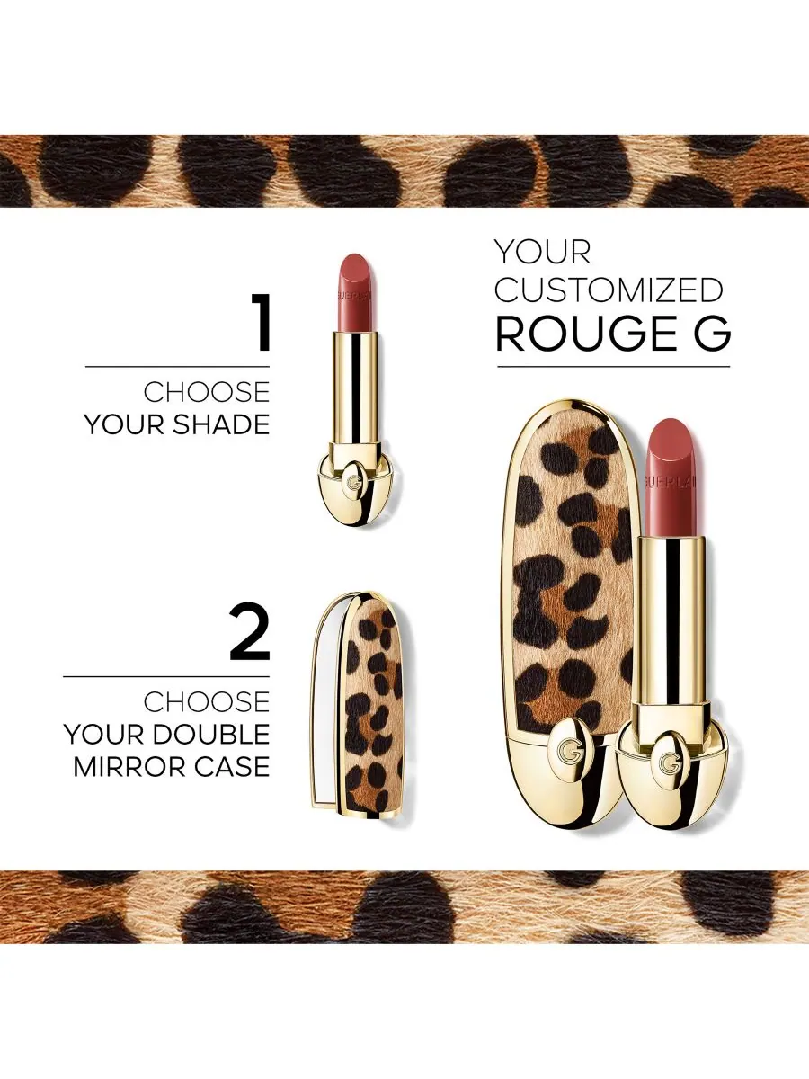 Футляр для помады Rouge G с возможностью персонализации GUERLAIN, цвет le fauve — изображение 2 из 6