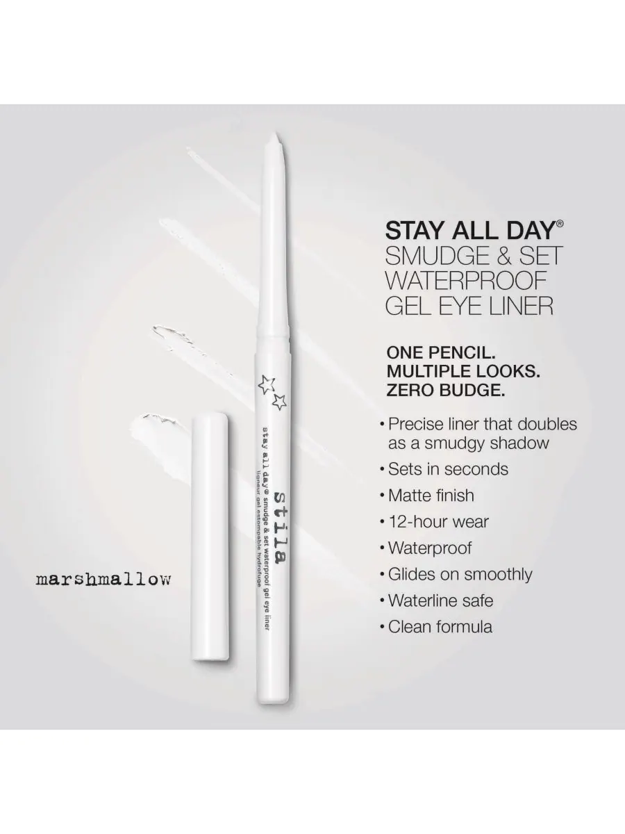 Водостойкая гелевая подводка для глаз Stay All Day Smudge & Set Stila — изображение 5 из 9