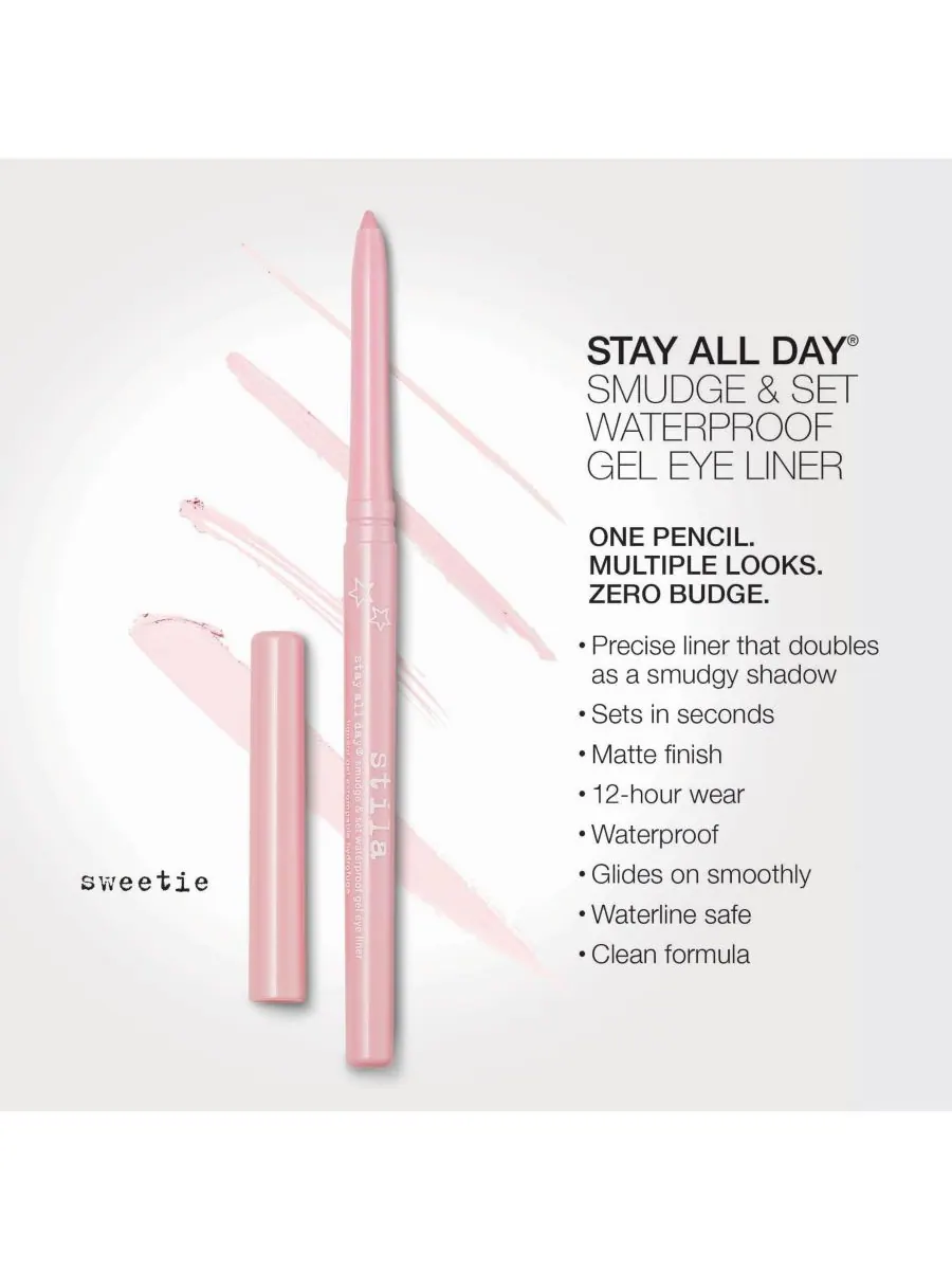 Водостойкая гелевая подводка для глаз Stay All Day Smudge & Set Stila, цвет sweetie — изображение 5 из 9