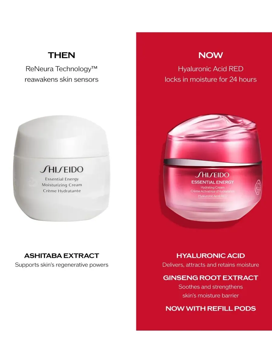 Крем для лица Shiseido — Сменный блок увлажняющего крема Essential Energy — изображение 7 из 9