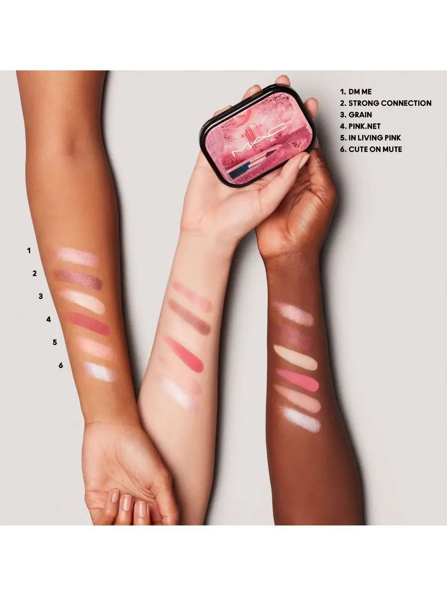 Палитра теней для век Connect In Colour - Rose Lens Mac — изображение 4 из 8