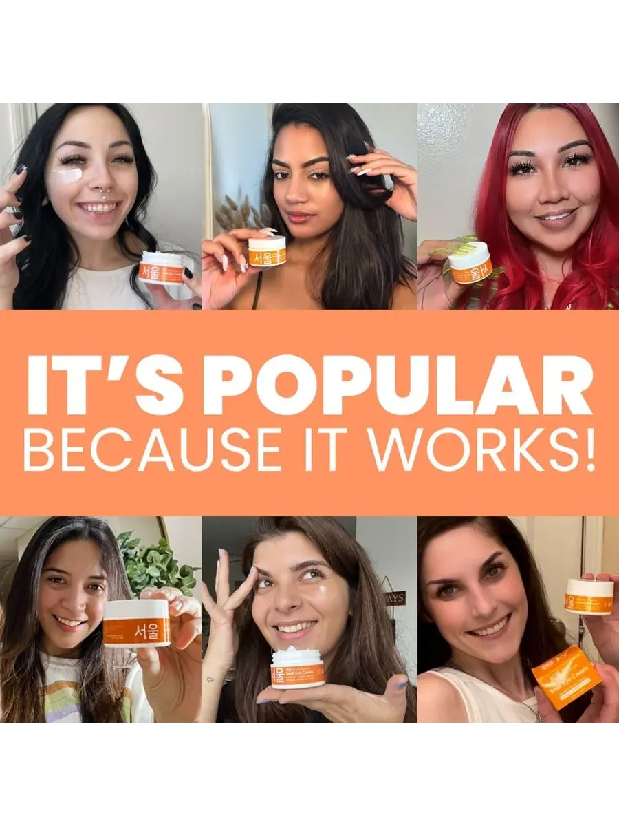 Seoul Ceuticals Корейский крем для глаз с экстрактом улиточной слизи. K Beauty Skincare — изображение 3 из 9