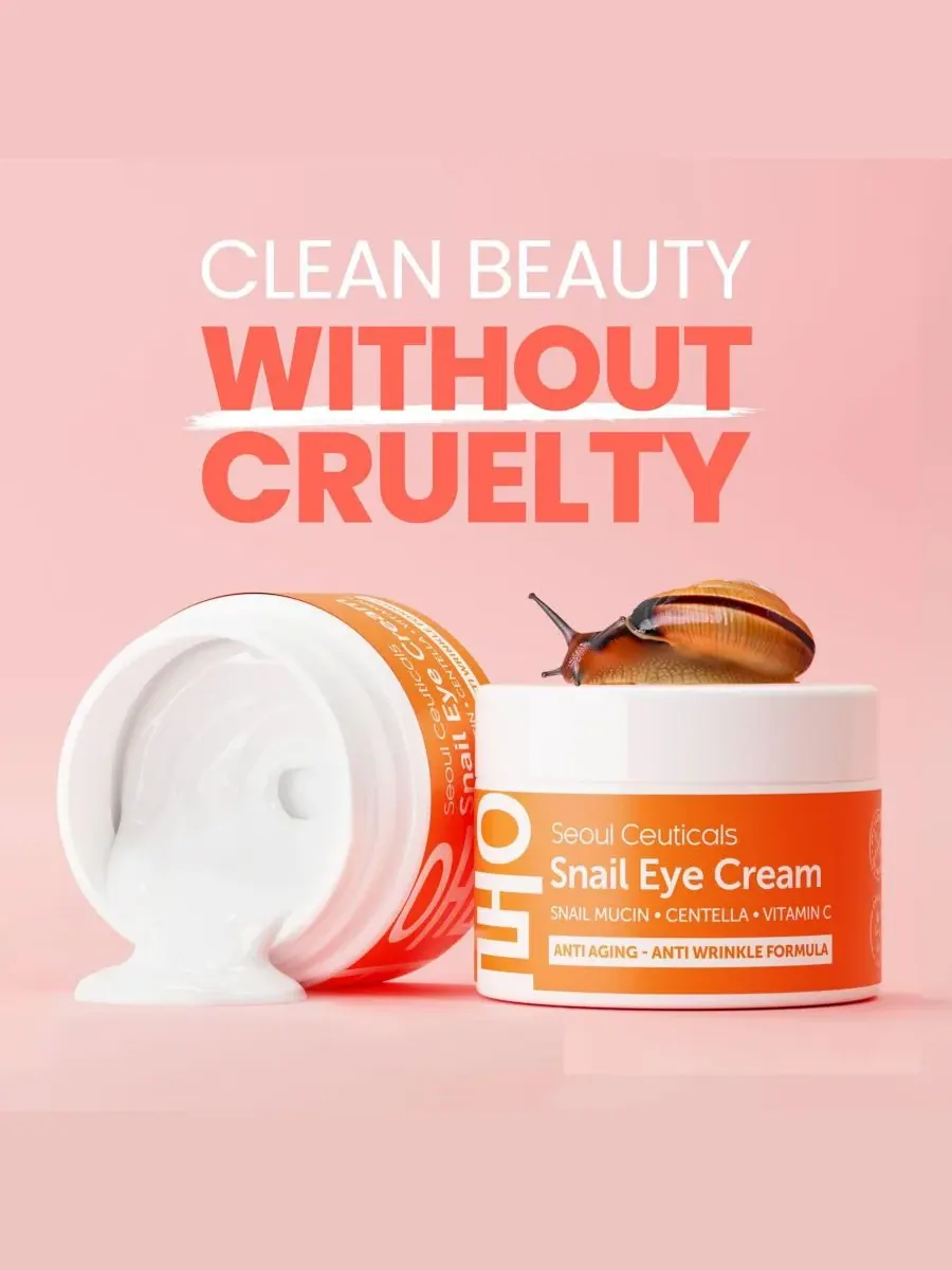 Seoul Ceuticals Корейский крем для глаз с экстрактом улиточной слизи. K Beauty Skincare — изображение 4 из 9