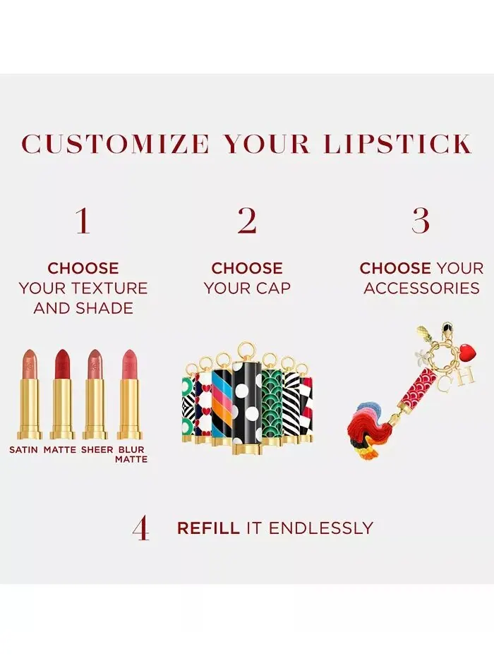 Сменный блок матовой помады Fabulous Kiss Carolina Herrera, цвет 420 - Lucky (warm rosewood) — изображение 8 из 8