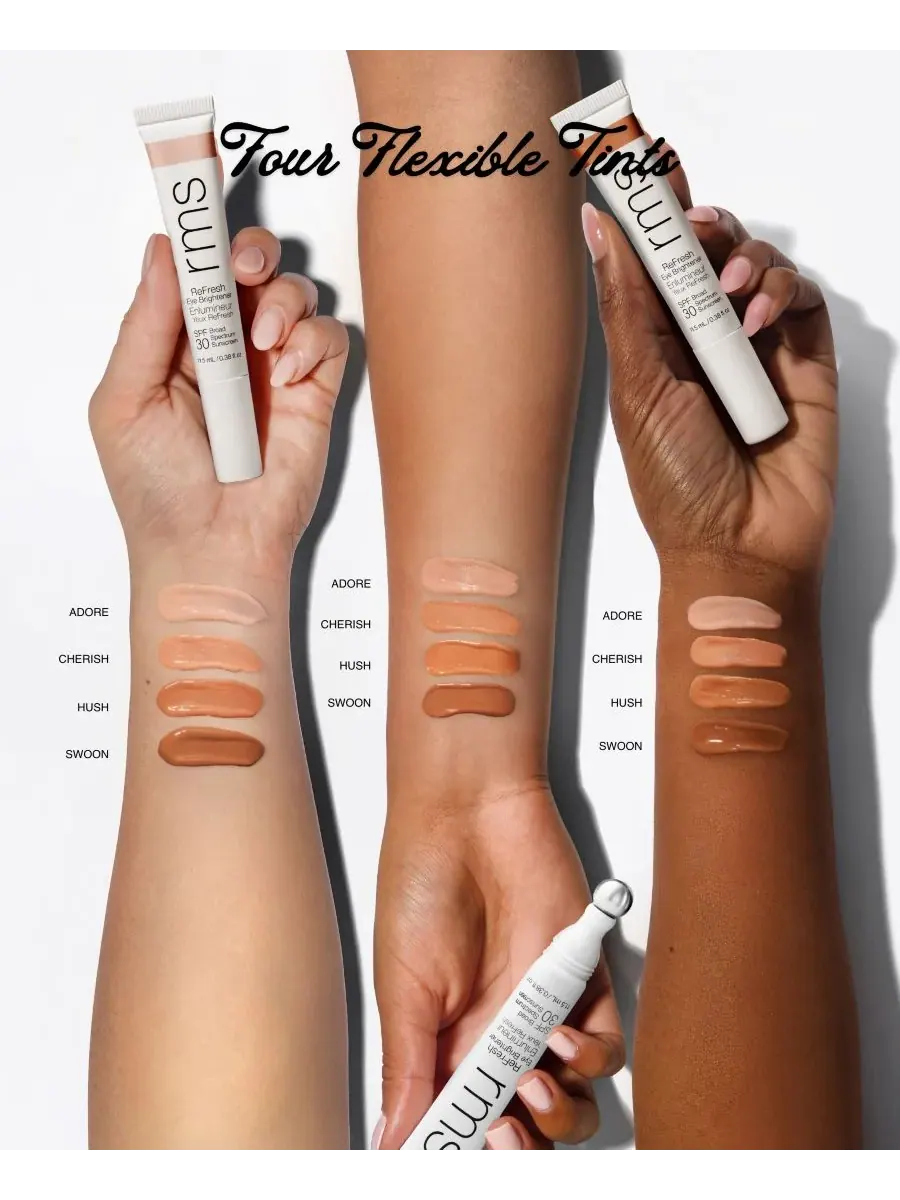 Солнцезащитный крем для глаз ReFresh Eye Brightener SPF 30 широкого спектра действия RMS Beauty — изображение 4 из 10