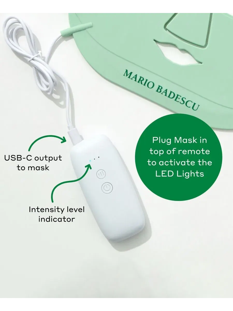 Светодиодная LED-маска для лица с 62 светодиодами Flexible LED Therapy Mask Mario Badescu — изображение 9 из 9
