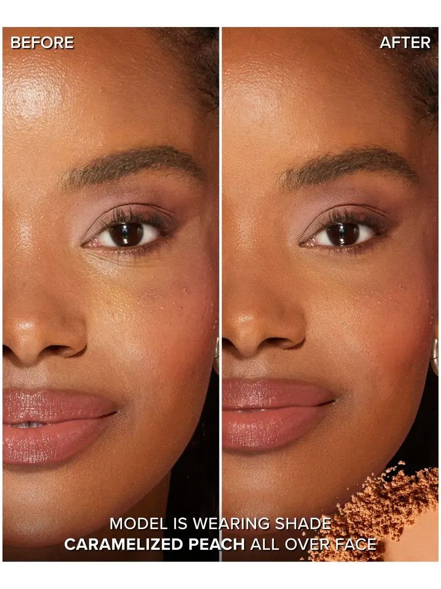 Пудра-фиксатор Too Faced Peach Perfector, 14 г, Caramelized Peach — изображение 7 из 9