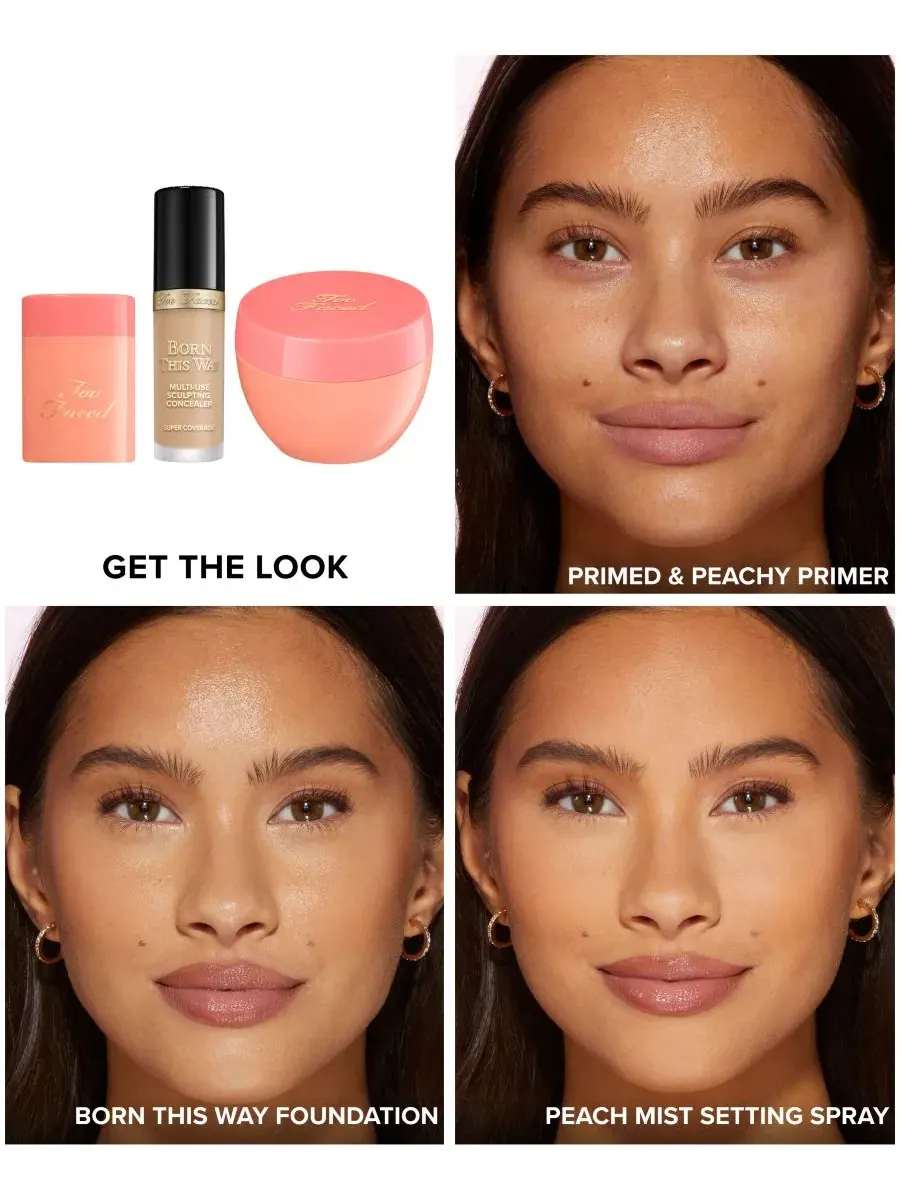 Пудра рассыпчатая фиксирующая Peach Perfector Too Faced, 14 г, Bronzed Peach — изображение 9 из 9