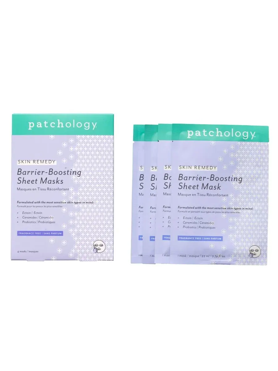 Сыворотка Patchology — Тканевые маски Skin Remedy для укрепления защитного барьера кожи — мульти
