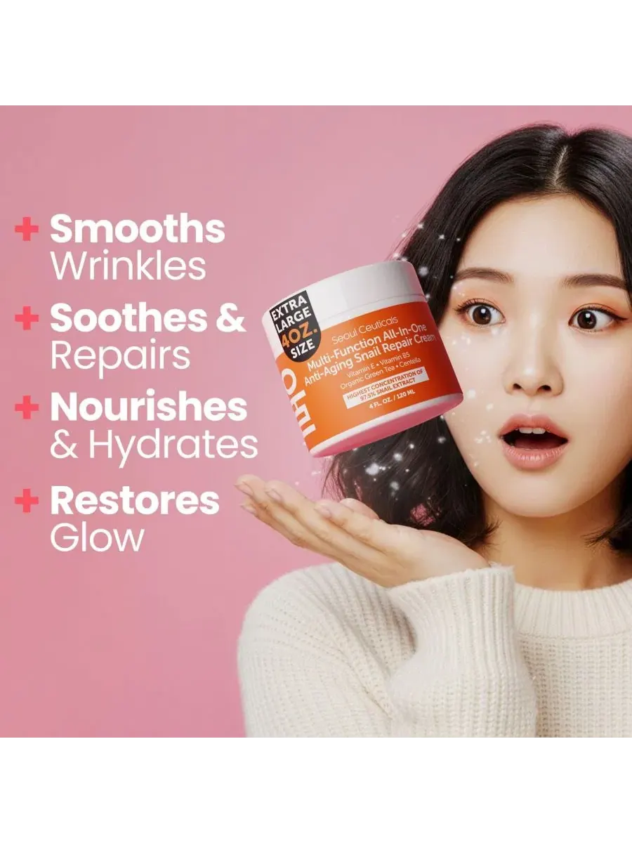 Крем для лица Seoul Ceuticals — Корейский многофункциональный антивозрастной восстанавливающий с — изображение 2 из 9