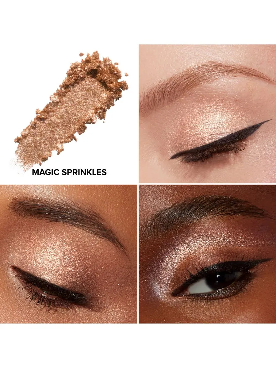 Блестящий мерцающий блеск для глаз и лица Disco Crush Too Faced, цвет magic sprinkles — изображение 4 из 10