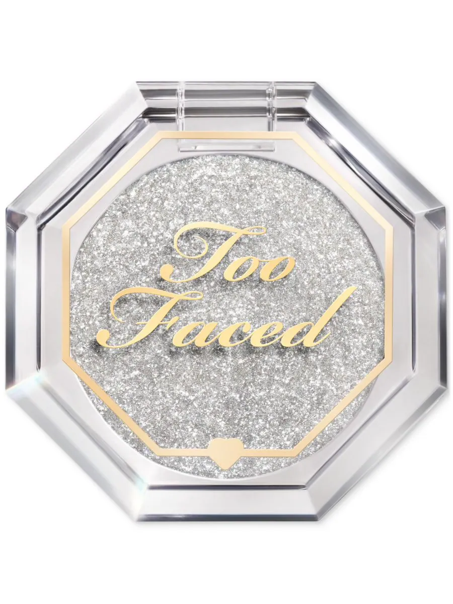 Блестящий мерцающий блеск для глаз и лица Disco Crush Too Faced, цвет fairy dust