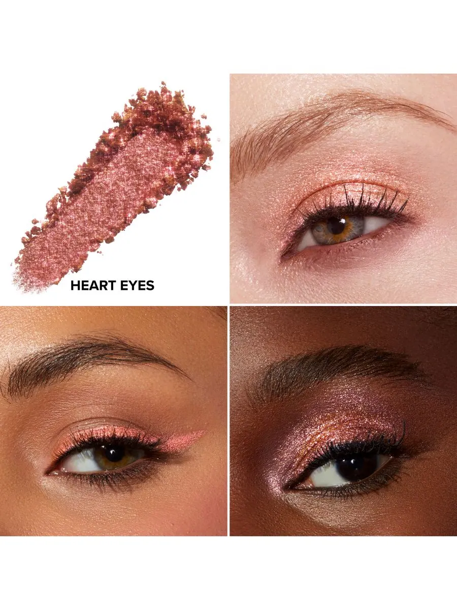 Блестящий мерцающий блеск для глаз и лица Disco Crush Too Faced, цвет heart eyes — изображение 4 из 10