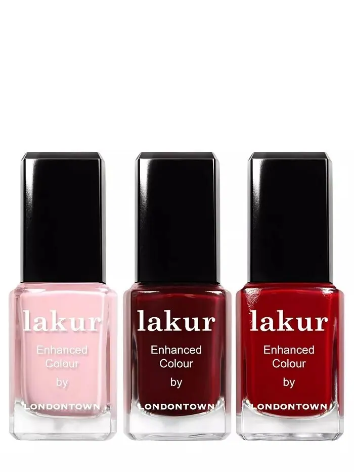 3 шт. Набор лаков для ногтей Always In Style Lakur Enhanced Color Londontown — мульти