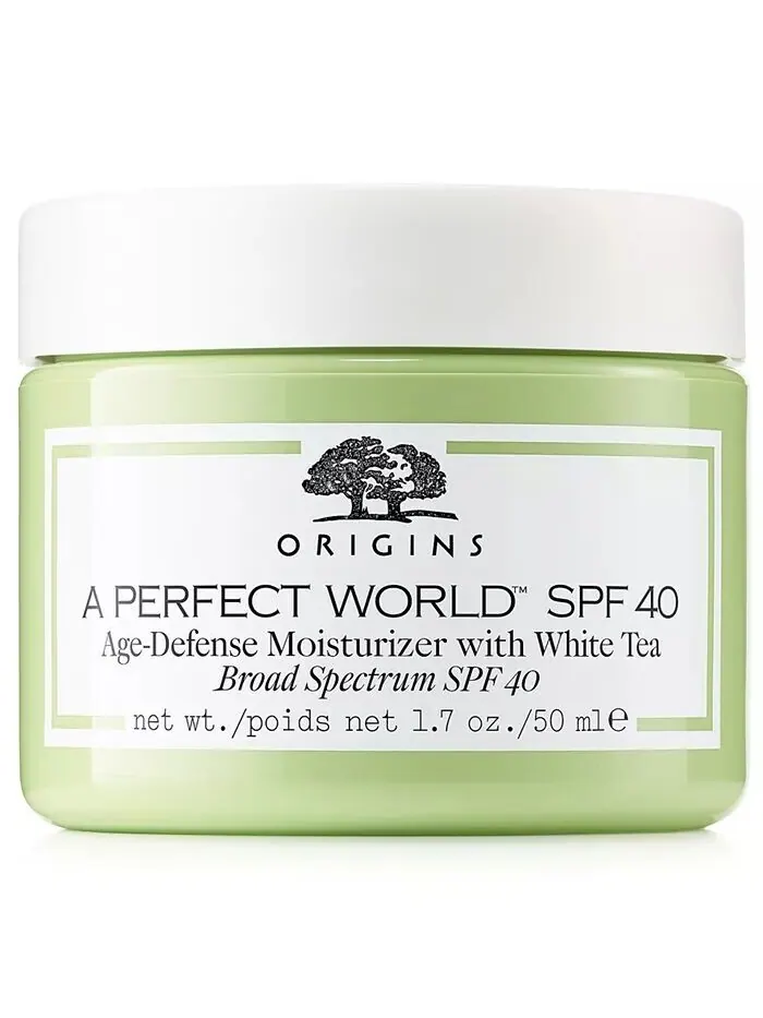 Крем для лица SPF40 ORIGINS Увлажняющий Perfect World с белым чаем — мульти