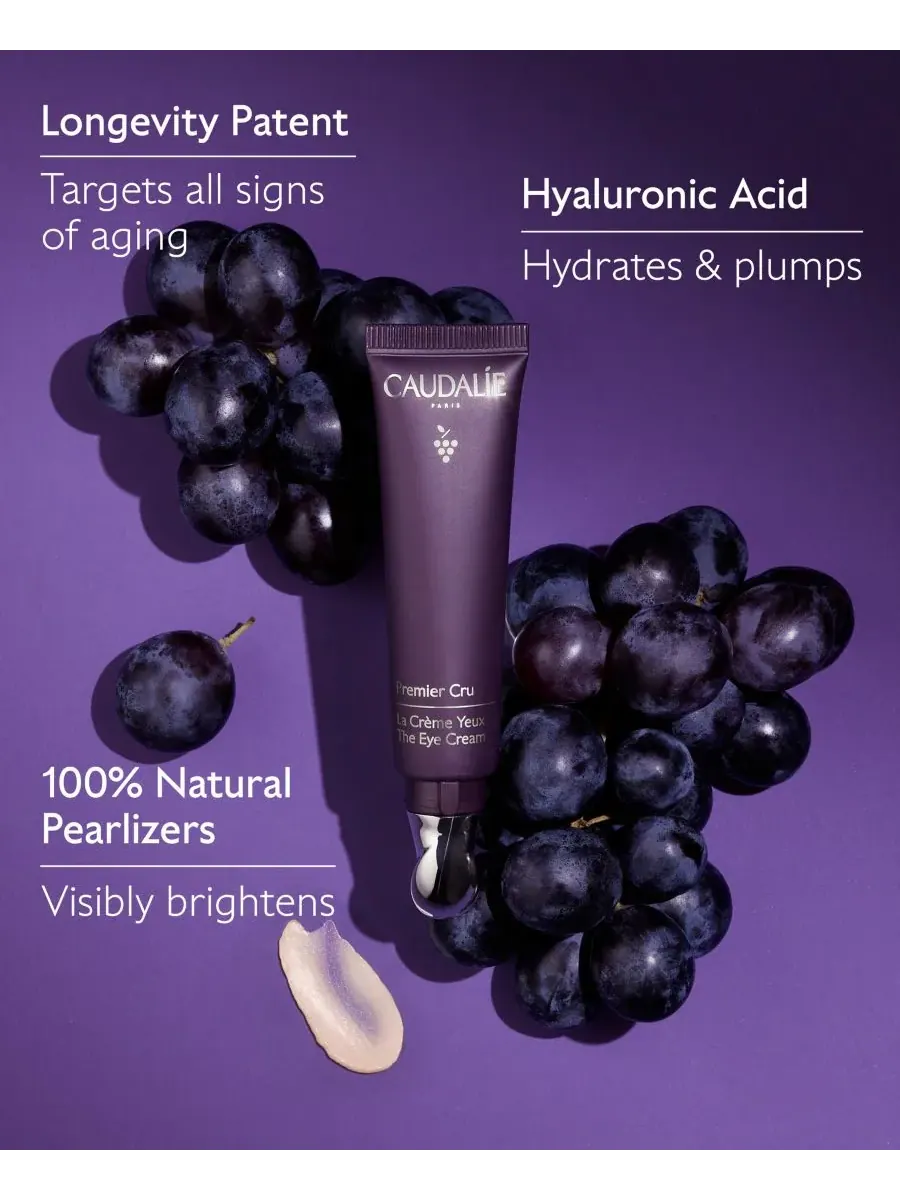 Caudalie Крем для глаз Premier Cru от мелких морщин, 0,5 унции — изображение 5 из 6