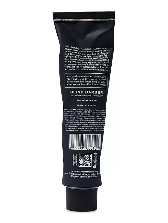 Крем для укладки волос 30 Proof, 3,2 унции Blind Barber — изображение 3 из 4