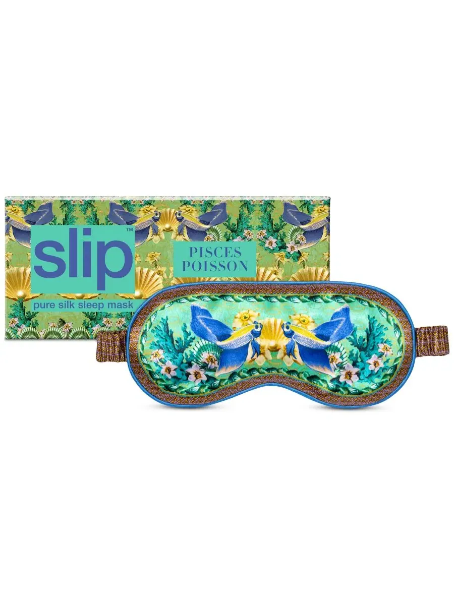 Маска для сна из шелка Зодиак Slip, Pisces