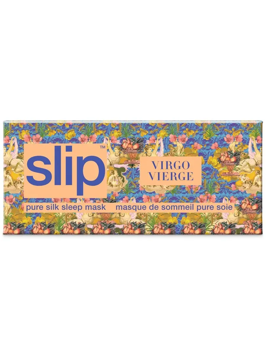 Шелковая маска для сна с зодиакальным принтом Slip, Virgo — изображение 4 из 4