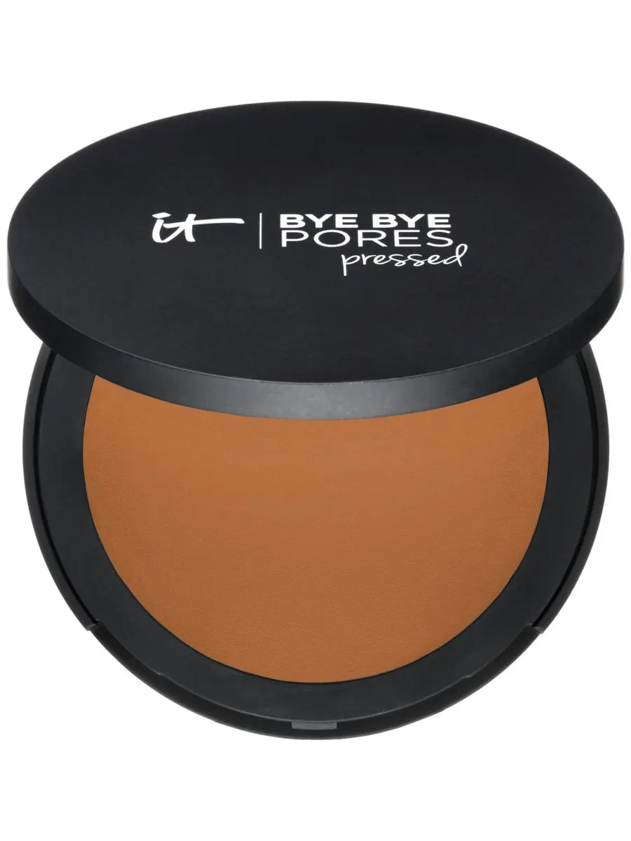 Прессованная полупрозрачная фиксирующая пудра Bye Bye Pores IT Cosmetics — бежевый