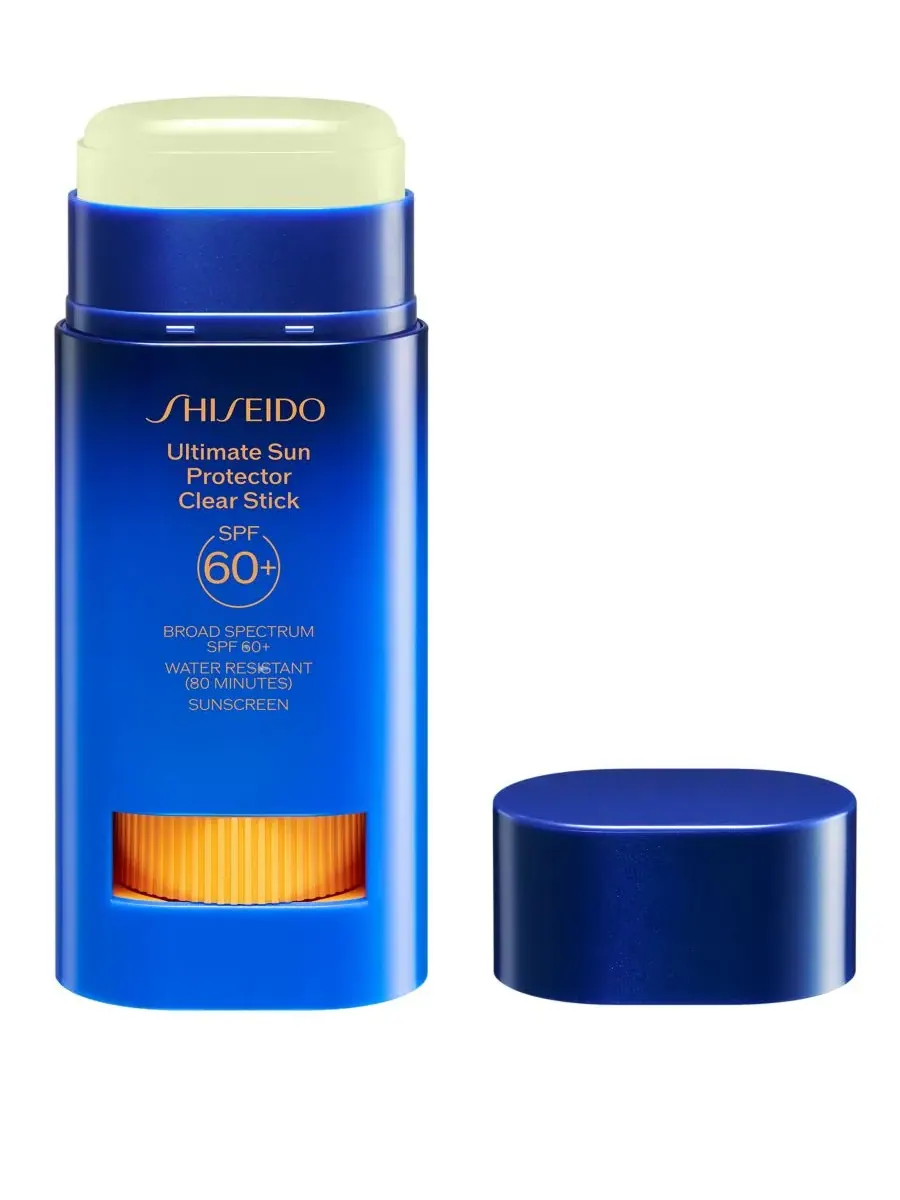 Shiseido Солнцезащитный стик Ultimate Sun Protector Clear Stick SPF 60+, 2.1 унции — изображение 2 из 10