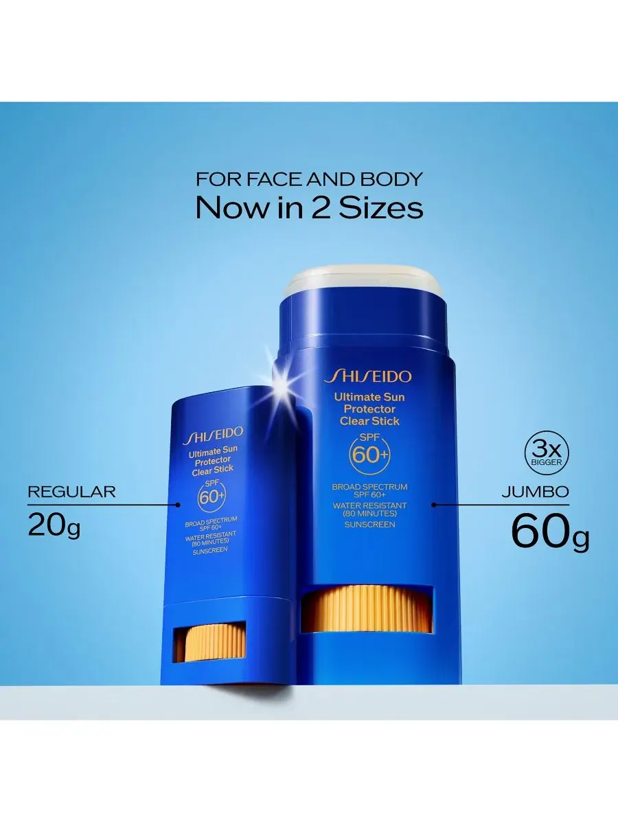 Shiseido Солнцезащитный стик Ultimate Sun Protector Clear Stick SPF 60+, 2.1 унции — изображение 4 из 10