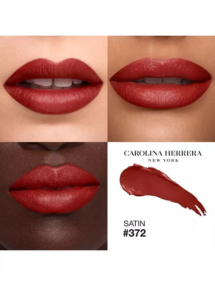 Сменный набор для губной помады Fabulous Kiss Satin Lipstick Carolina Herrera, цвет 372 - Kiss of — изображение 3 из 8