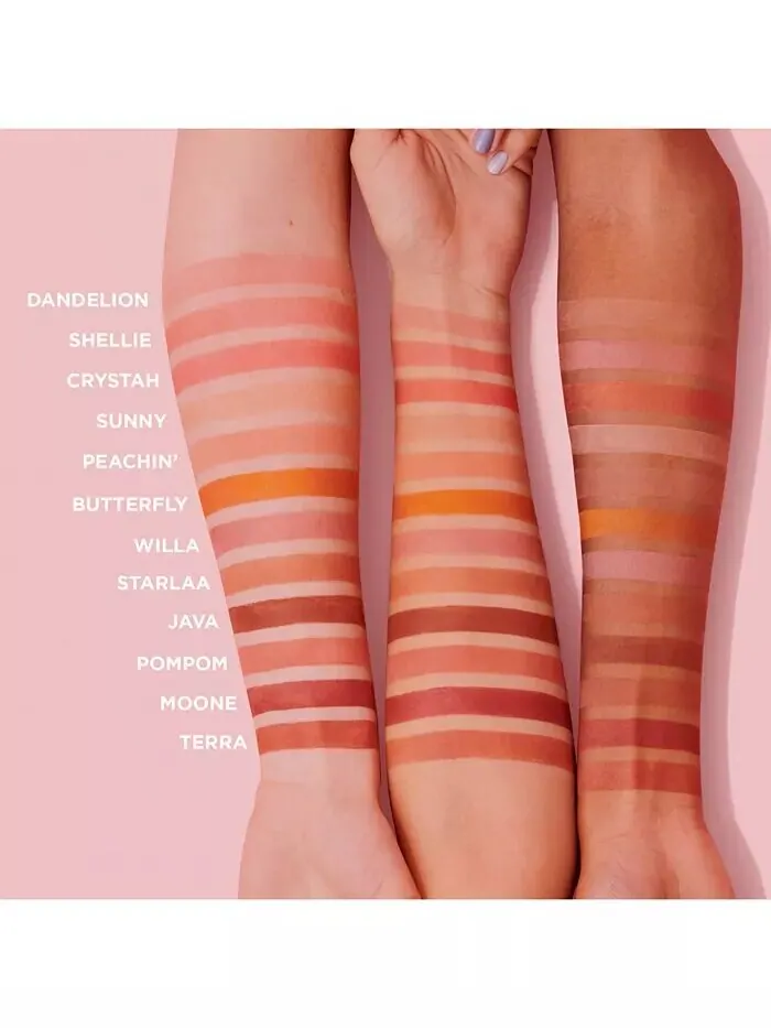 Мягкие шелковистые пудровые румяна WANDERful World Benefit Cosmetics, цвет Moone (Deep Berry) — изображение 7 из 12