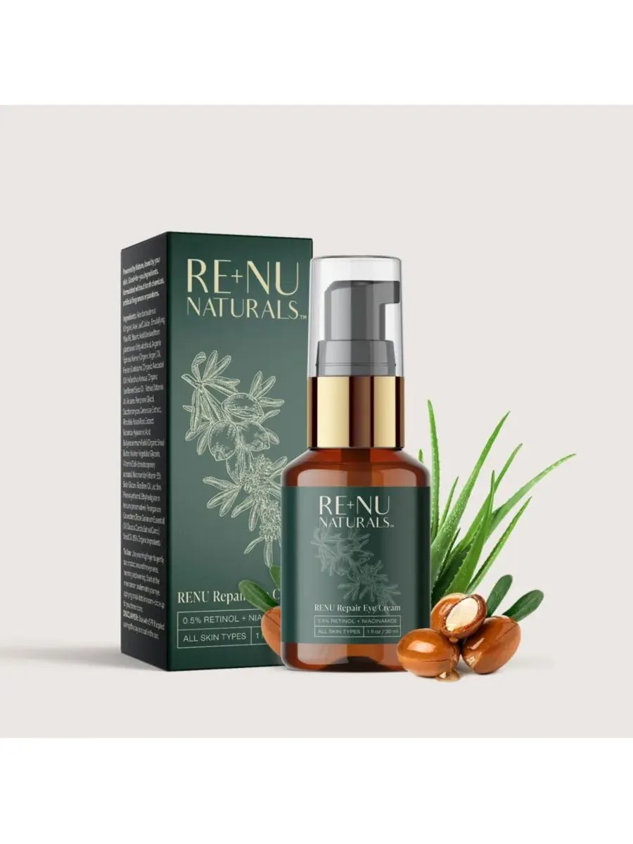 Восстанавливающий крем для глаз Renu Naturals — белый