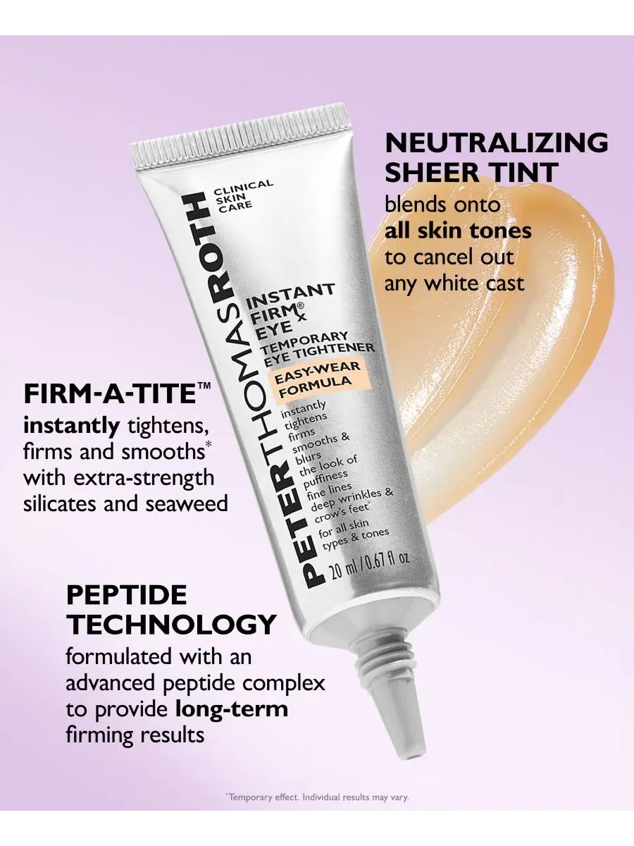 Peter Thomas Roth Временный крем для глаз Instant FIRMx Eye Temporary Eye Tightener, формула для — изображение 5 из 10
