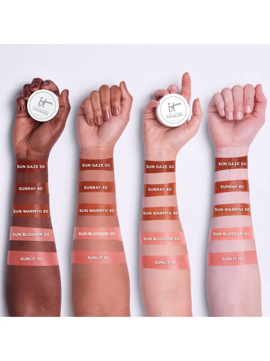 Солнцезащитные румяна Glow With Confidence IT Cosmetics, цвет sun warmth — изображение 5 из 10