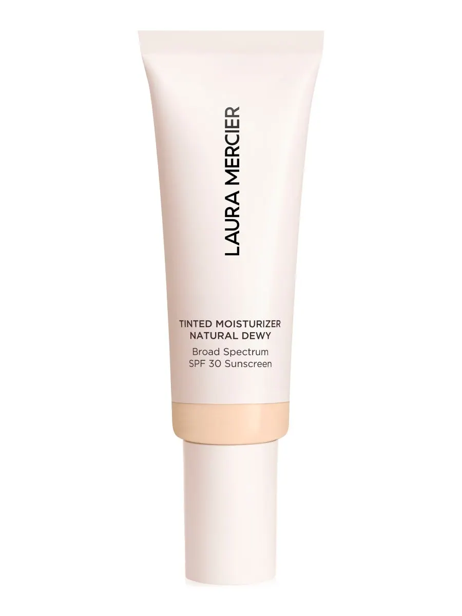 Крем для лица SPF LAURA MERCIER Тонирующий увлажняющий с эффектом сияния, цвет 0n silk- very fair — изображение 1 из 10