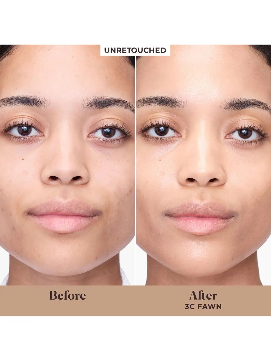 Крем для лица SPF LAURA MERCIER Тонирующий увлажняющий с эффектом сияния, цвет 3c fawn- light — изображение 2 из 10