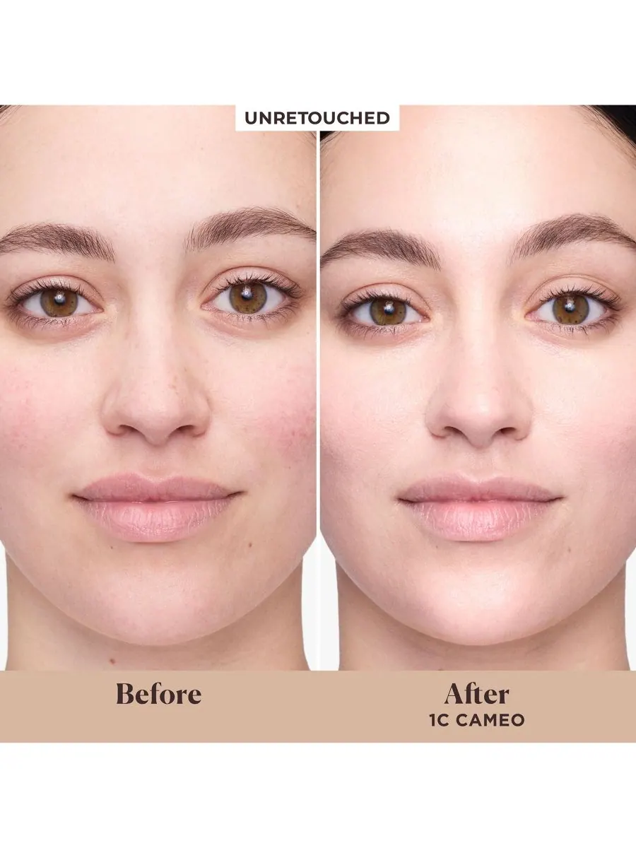Крем для лица SPF LAURA MERCIER Тонирующий увлажняющий с эффектом сияния, цвет 1c cameo- fair with — изображение 2 из 10