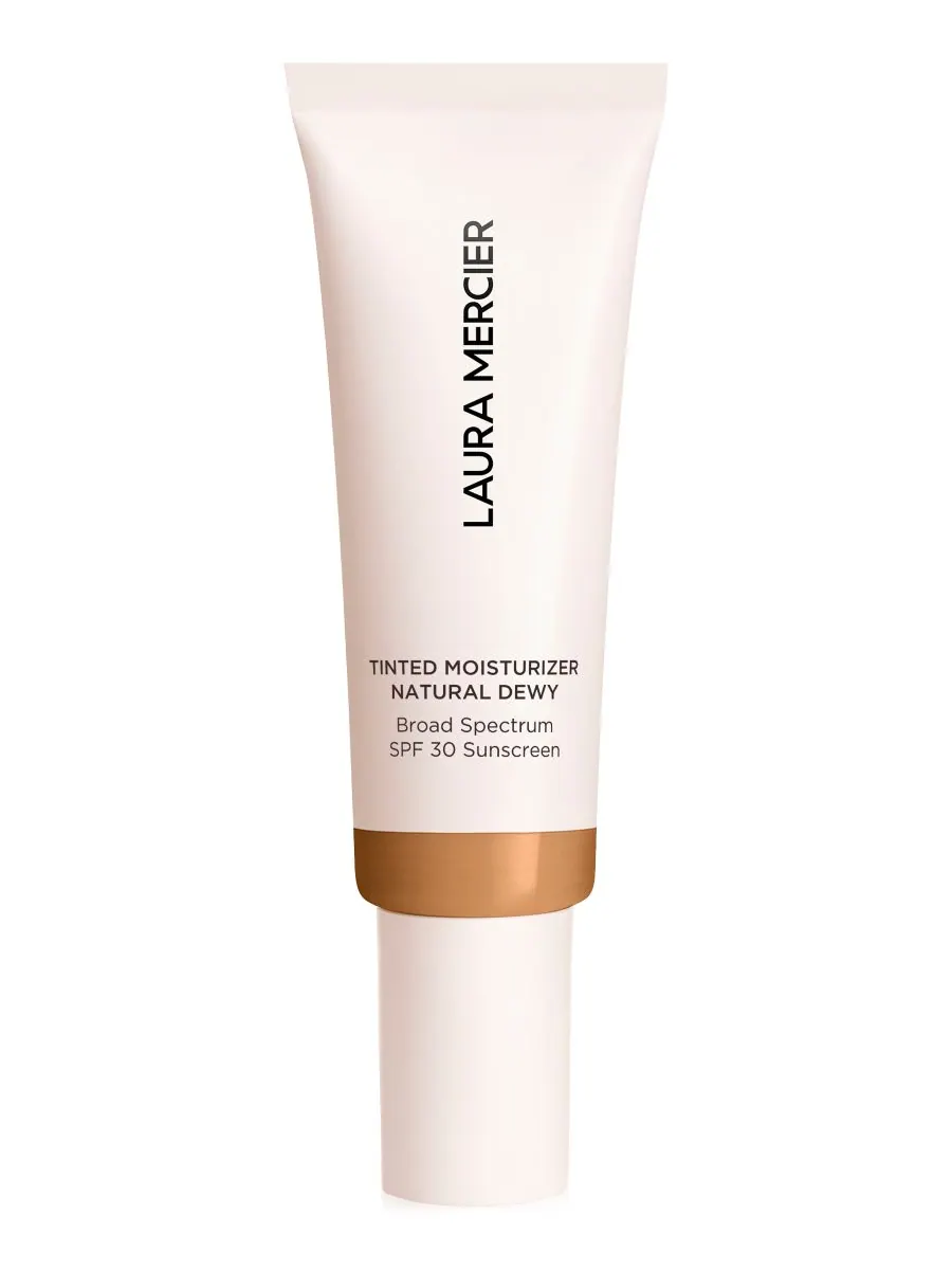 Крем для лица SPF LAURA MERCIER Тонирующий увлажняющий с эффектом сияния, цвет 4n teak- medium with — изображение 1 из 10