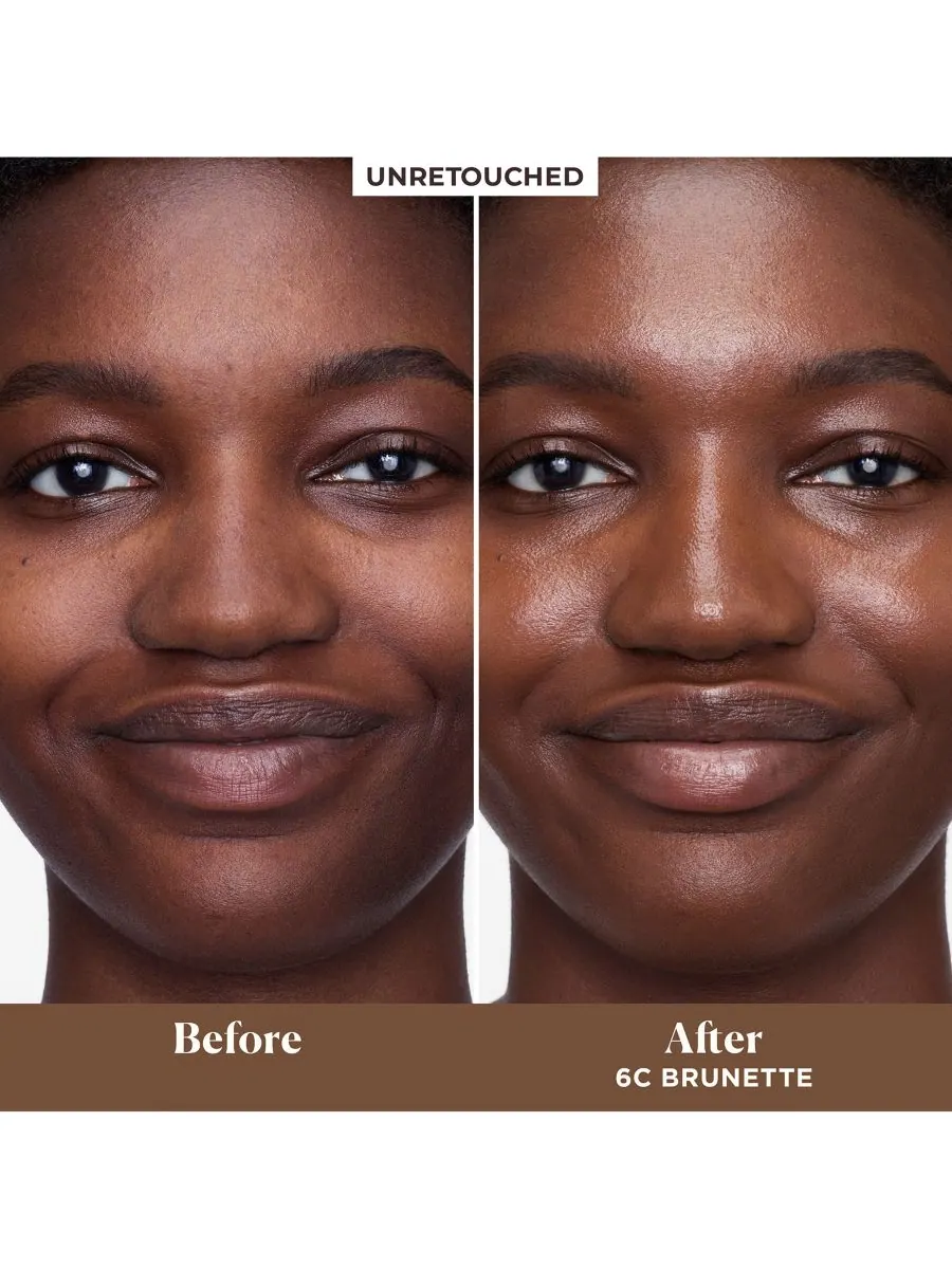 Крем для лица SPF LAURA MERCIER Тонирующий увлажняющий с эффектом сияния, цвет 6c brunette- deep — изображение 2 из 10