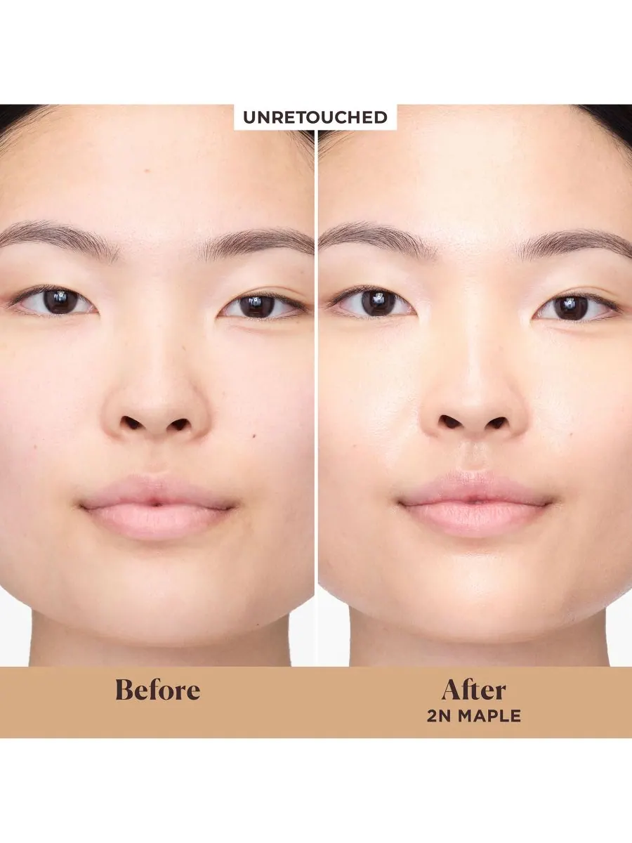 Крем для лица SPF LAURA MERCIER Тонирующий увлажняющий с эффектом сияния, цвет 2n maple- light with — изображение 2 из 10