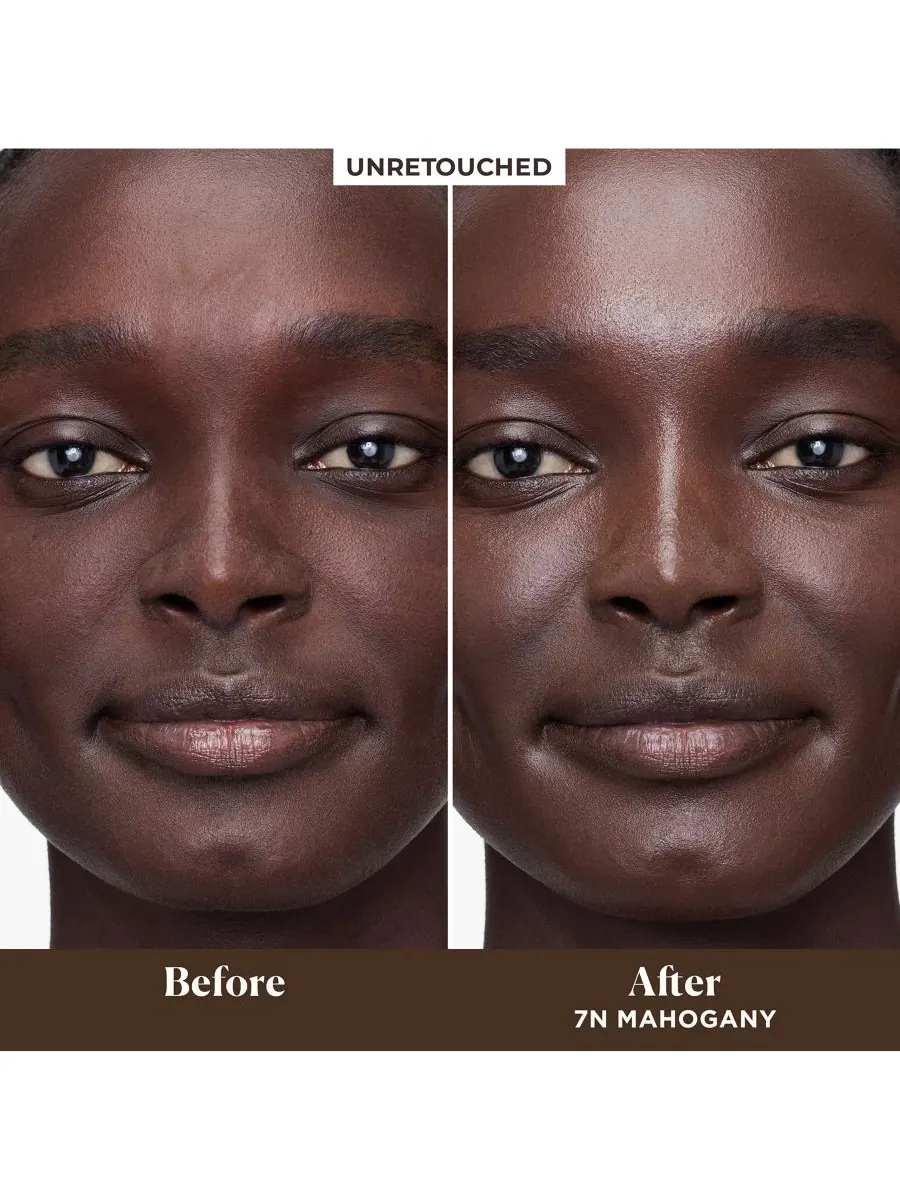 Крем для лица SPF LAURA MERCIER Тонирующий увлажняющий с эффектом сияния, цвет 7n mahogany- rich — изображение 2 из 10