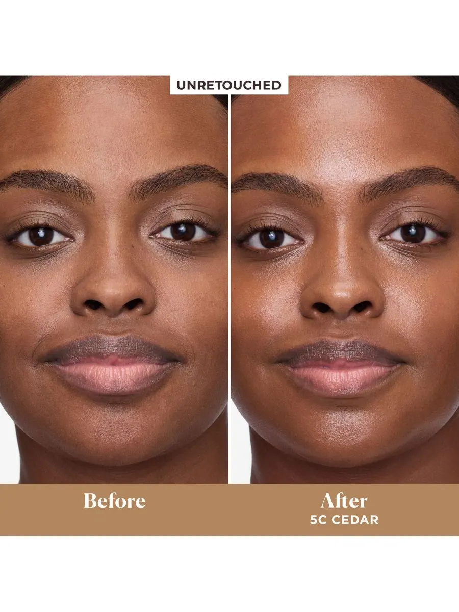 Крем для лица SPF LAURA MERCIER Тонирующий увлажняющий с эффектом сияния, цвет 5c cedar- medium — изображение 2 из 10
