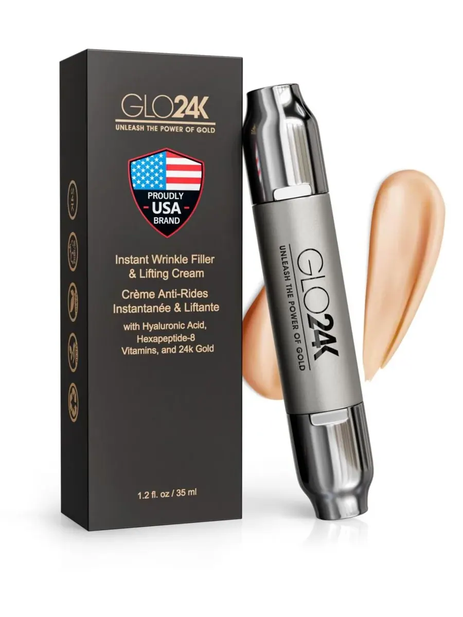Крем для лица Glo24K — Для мгновенного заполнения морщин и подтяжки кожи, 35 мл — мульти